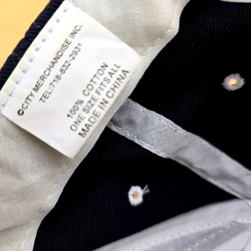 City Merchandise Pittsburgh Hat Navy White Two Tone Embroidered Script‎ Cap OSFM